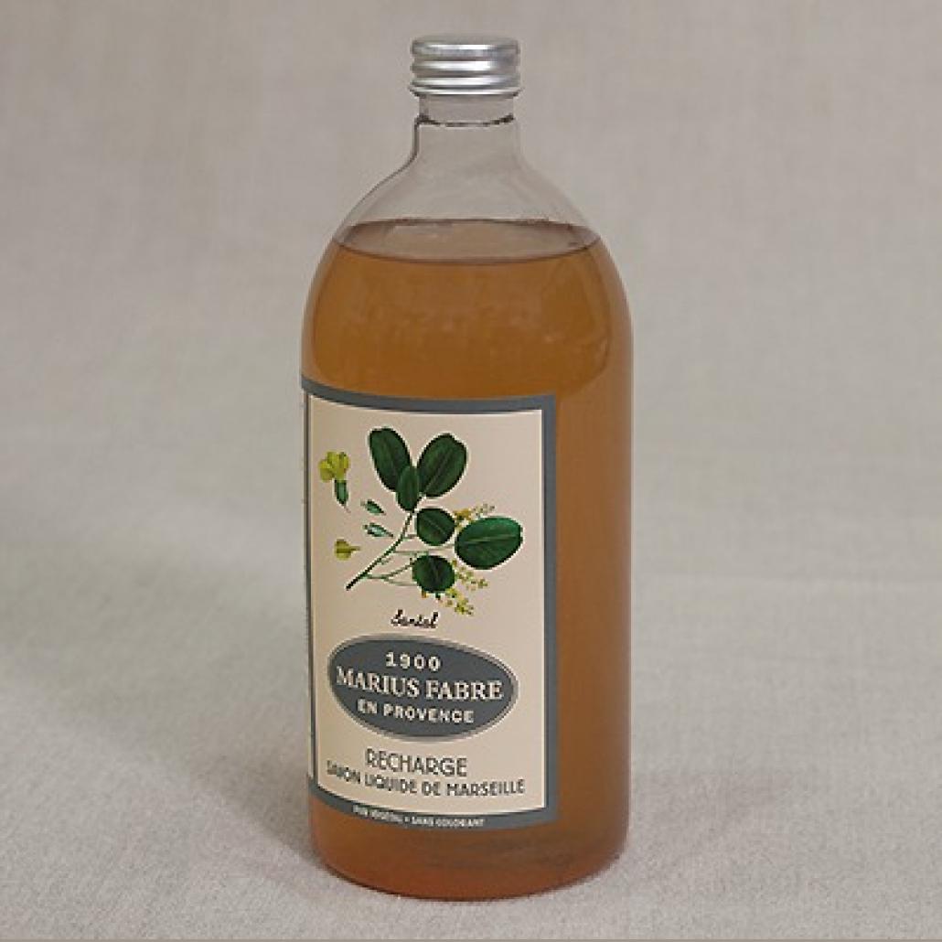 Tekuté mydlo Marius Fabre 1 liter, Santal- náplň