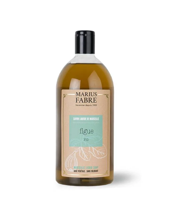 marseille-liquid-soap-fig-fragrance-1l Tekuté mydlo Marius Fabre 1 l, Figa - náplň – Obrázok 1
