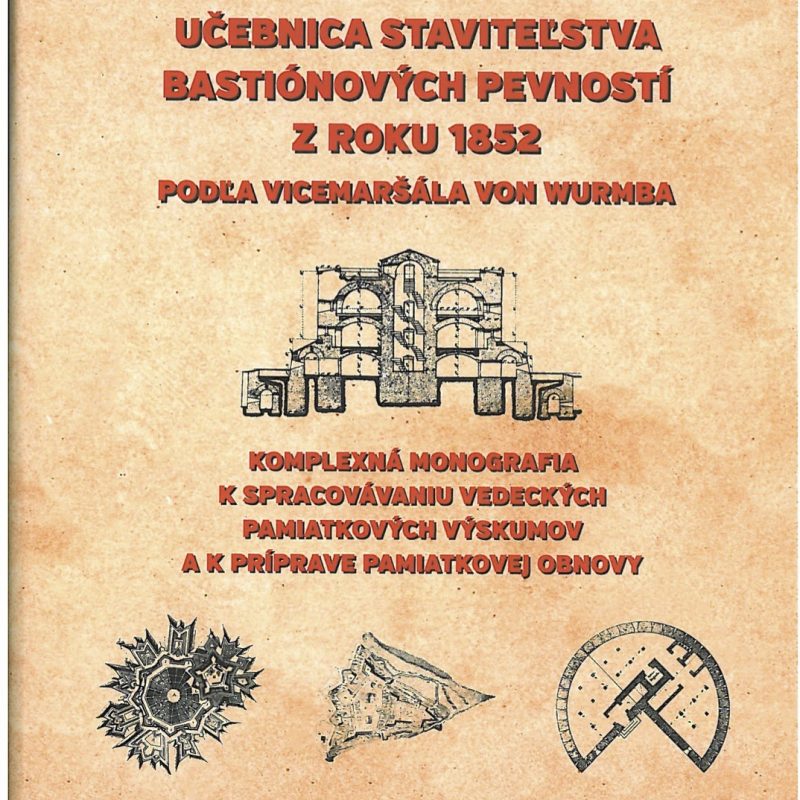 Učebnica staviteľstva bastiónových pevností z roku 1852