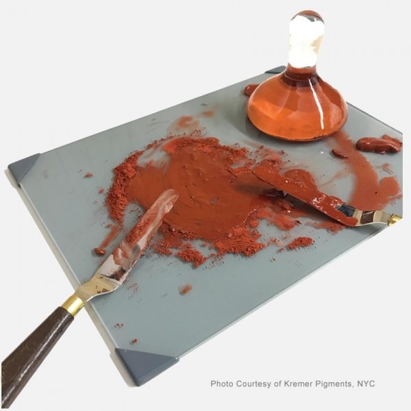Posh® Sklenená doska na miešanie farby, šedá, 40 x 50 cm