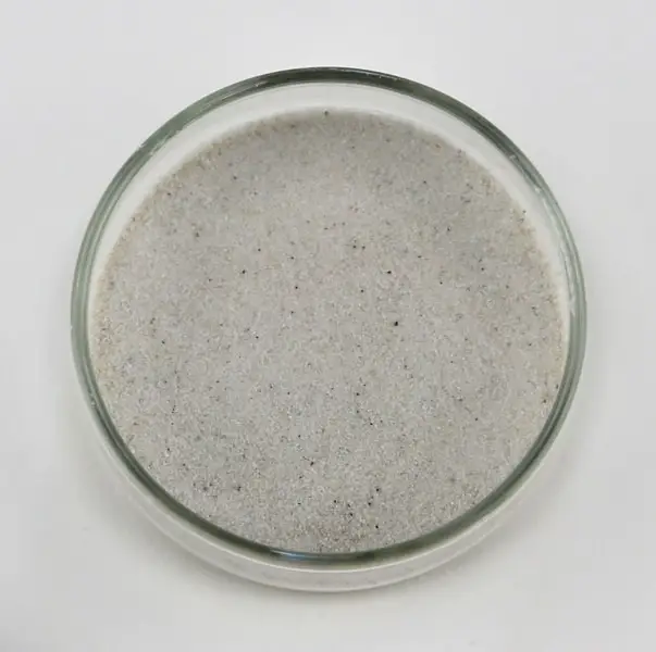 Kremičitý piesok, svetlo šedý, 0 - 0,3 mm