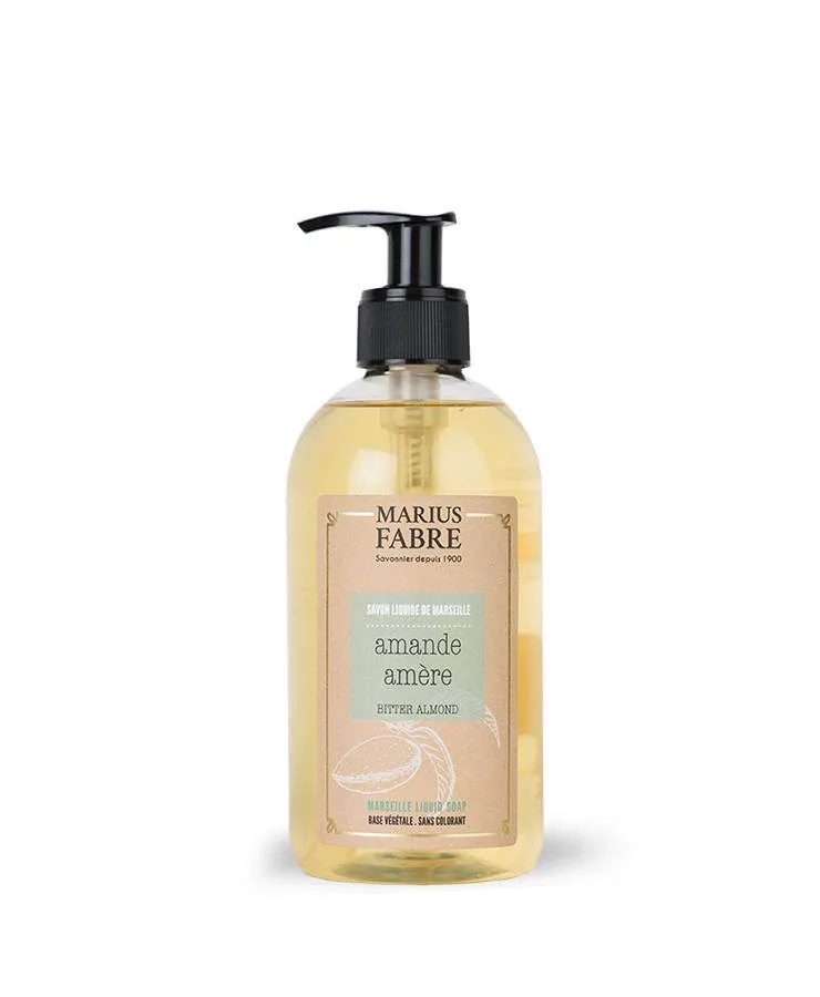 marseille-liquid-soap-bitter-almond-fragance Tekuté mydlo Marius Fabre 0,4 l - Horká mandľa – Obrázok 1