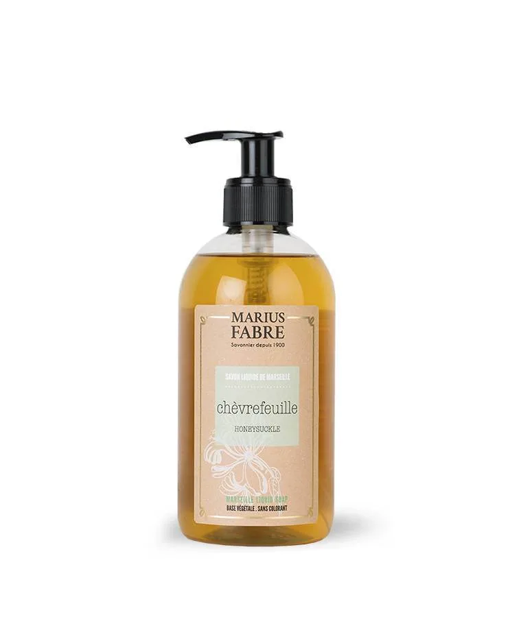 marseille-liquid-soap-honeysuckle-fragrance-400ml Tekuté mydlo Marius Fabre 0,4 l - Zemolez – Obrázok 1