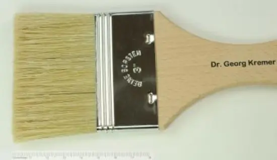 Štetec na lak a Gesso, plochý, ½ palca - Image 1