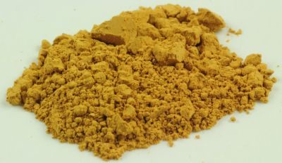 Žltý oxid železitý, sýto žltý (práškový pigment)