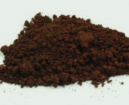 Cyperská umbra pálená, hnedastá (práškový pigment)