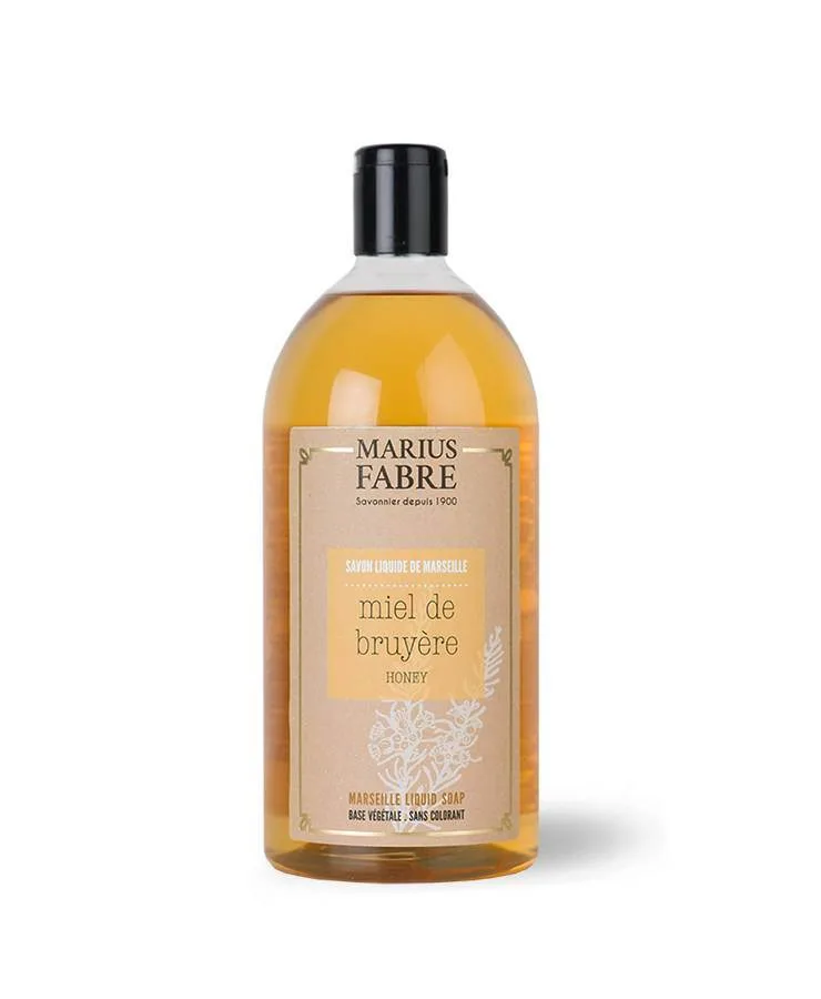 marseille-liquid-soap-honey-fragrance-1l Tekuté mydlo Marius Fabre 1 l - Med z vresu - náplň – Obrázok 1
